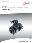 Series 45 Electronic Torque Limiting Control User Manual