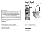Filter Hood, Model MAFH25
