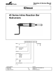 45 Series Inline Reaction Bar Nutrunners