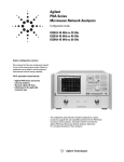 Agilent PNA Series Microwave Network Analyzers