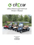 Golf Cart Manual - citEcar Electric Vehicles