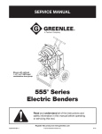 555® Series Electric Benders