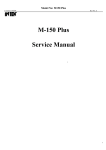 M-150 Plus Service Manual