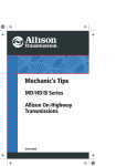 Mechanic`s Tips MD/HD/B Series Allison On