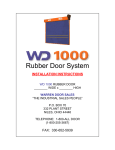 WD1000 Installation Manual