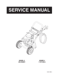 SERVICE MANUAL - Shark Pressure Washers