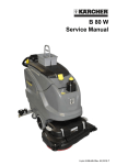 B 80 W Service Manual - RefurbFloorCare | Used commercial floor