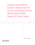 Keysight Model 66332A Dynamic Measurement DC Source and
