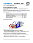 2013-16 Accord New Model Body Repair - Techinfo