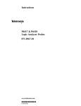 P6417 & P6418 Logic Analyzer Probes Instructions