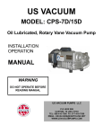 CPS-7D/15D - US Vacuum Pumps
