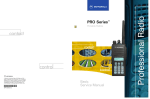 PRO Series Portable Radios Basic Service Manual