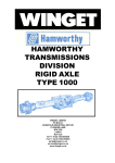 hamworthy transmissions division rigid axle type 1000