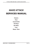 MARZ ATTACK SERVICES MANUAL
