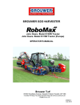 RoboMax John Deere 6105 Sod Harvester Operators Manual