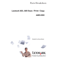 Lexmark X83, X85 Scan / Print / Copy 4403-XXX