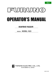 Furuno 1623 manual - Cactus Navigation & Communication Ltd