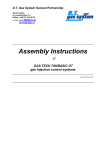Assembly Instructions of GAS TECH 700/BASIC GT