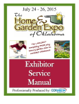 Exhibitor Service Manual