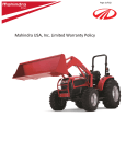 Mahindra tractor - Mahindra Canada