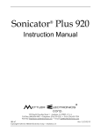 Sonicator® Plus 920