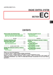 ENGINE CONTROL SYSTEM - Supplement 4 (diesel)