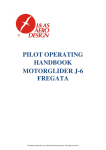Pilot Operating handbook FregataJ6
