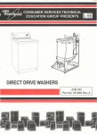 Whirlpool Direct Drive Washer Service Manual L55