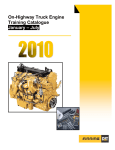On-Highway Truck Engine Training Catalogue January