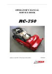 Service Plan RC-750