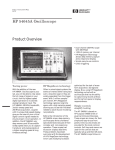 HP 54645A Oscilloscope Product Overview