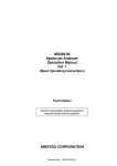 MS2661N Spectrum Analyzer Operation Manual Vol. 1 ANRITSU