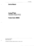 BAXTER Flo-gard 6201 Infusion Pump Service Manual