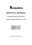 ksim series outdoor multizone service manual