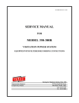 SERVICE MANUAL MODEL 350-300R