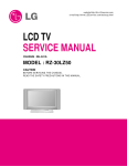 LCD TV SERVICE MANUAL