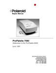 ProPalette 7000 Repair Manual