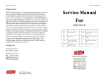 Service Manual For