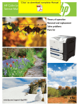 HP Color Laserjet CP3525 Service Manual pages - service