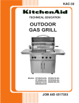 4317333 KAC-32 KitchenAid Outdoor Gas Grill