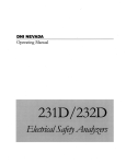 232D Electrical Safety Analyzer