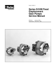 Series D/H/M Fixed Displacement Gear Pumps Service Manual
