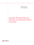 Keysight 855xxA/B Series CalPods and 85523B CalPod Controller