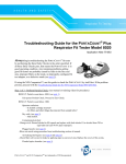 Troubleshooting Guide for the PortaCount Plus Model 8020