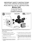 Speck BaduJet Owner`s Manual