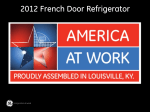 2012 French Door Refrigerator