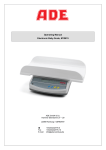 Operating Manual Electronic Baby Scale, M10615