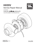 Holset HX55V Service Manual