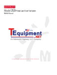 Model 2520 Pulsed Laser Diode Test System Service Manual