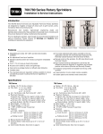 760/780 Series Rotary Sprinklers